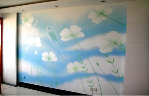 双江画墙绘怎么画好白云的蓬松感？