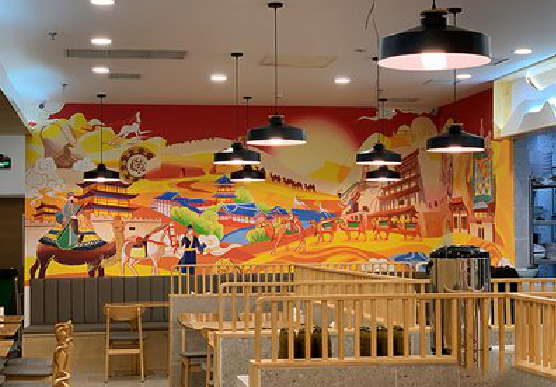 双江商业空间彩绘介绍。