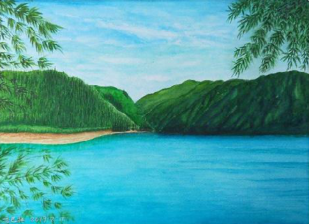 双江在墙绘中，如何绘画绿水青山？