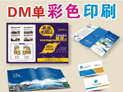 双江单页印刷，色彩搭配简单。